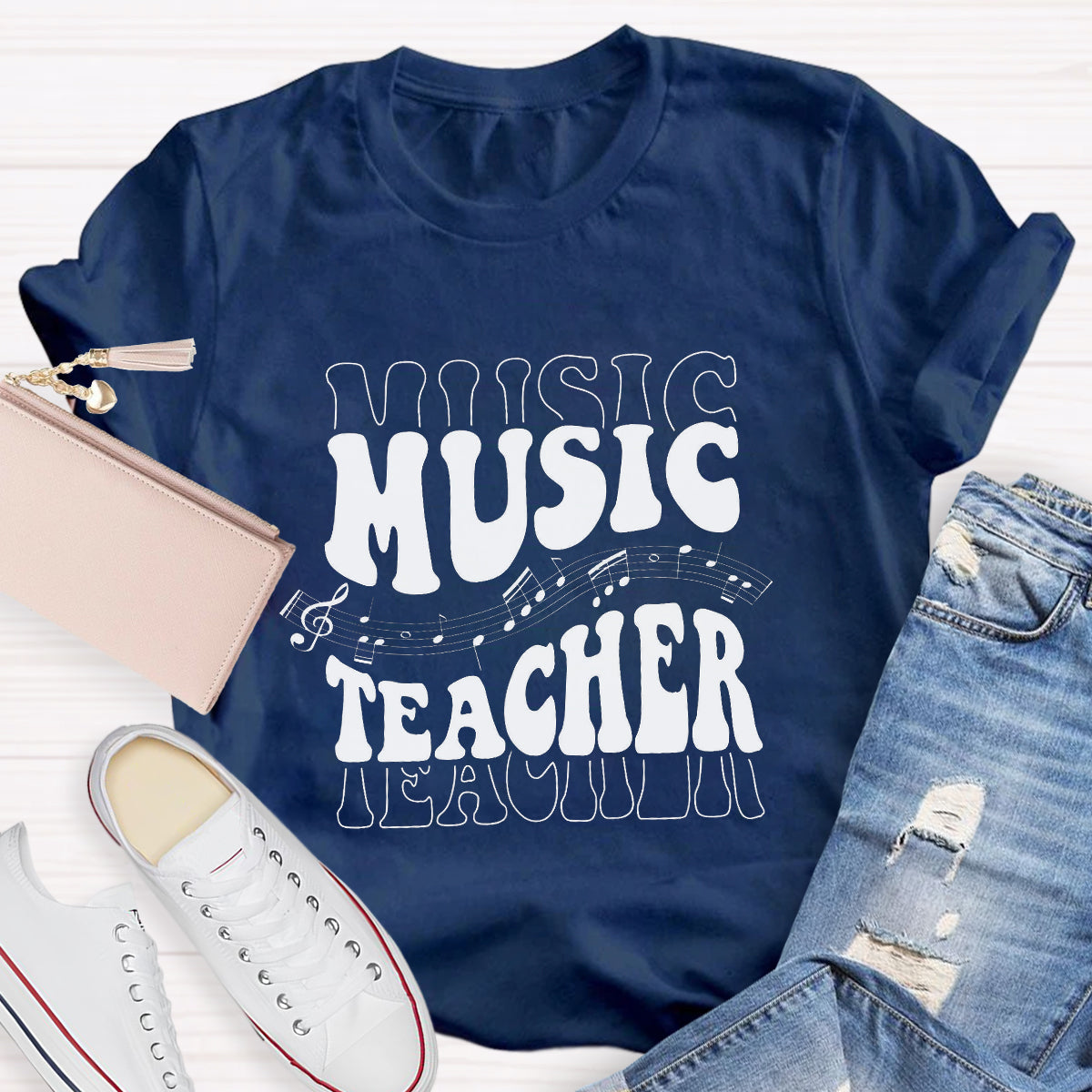 Musical Note Music Teacher T-Shirt
