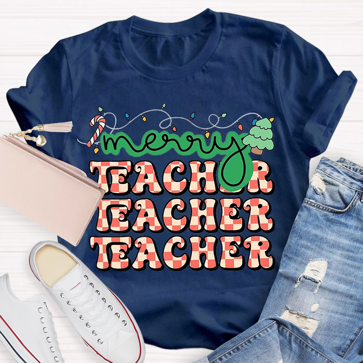 Merry Christmas Teacher T-Shirt