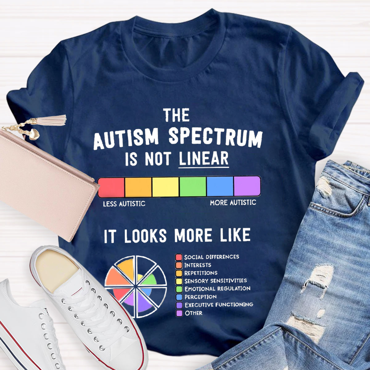 Autism Is A Spectrum Autism Awareness T-Shirt