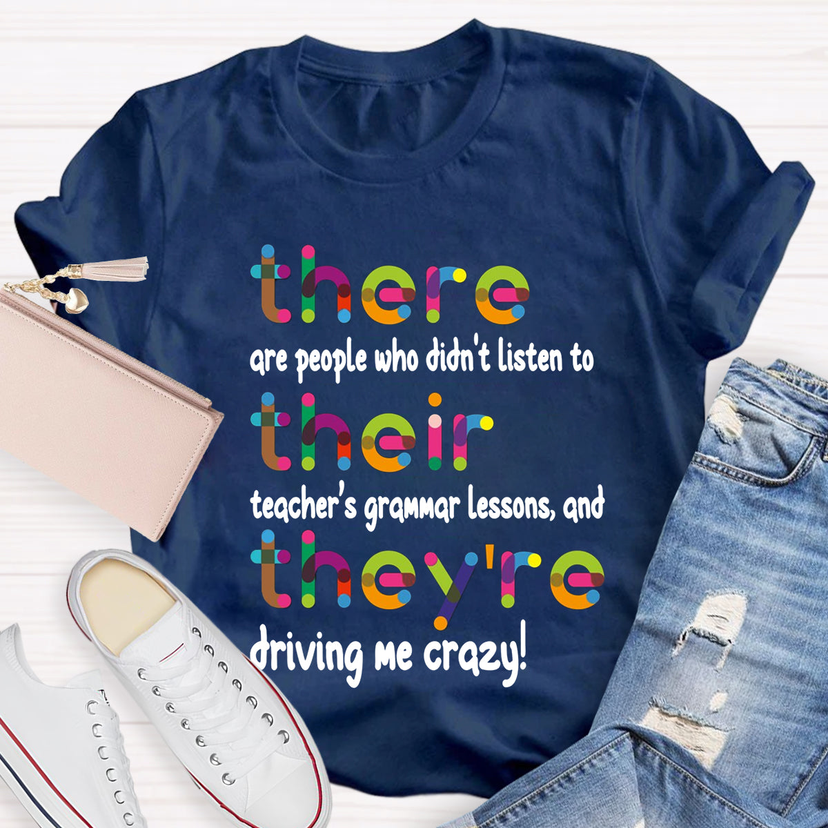 Their There They're Grammar Teacher T-Shirt