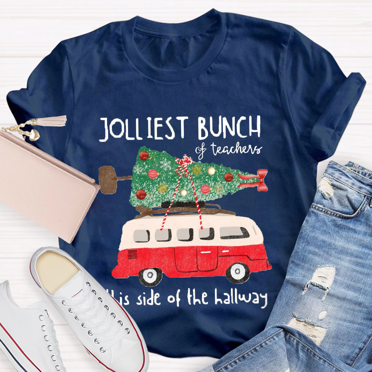 Jolliest Bunch Of Teachers This Side Of The Hallway  T-Shirt