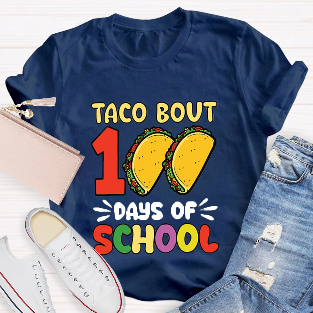 Taco Bout 100 Days Of School T-Shirt