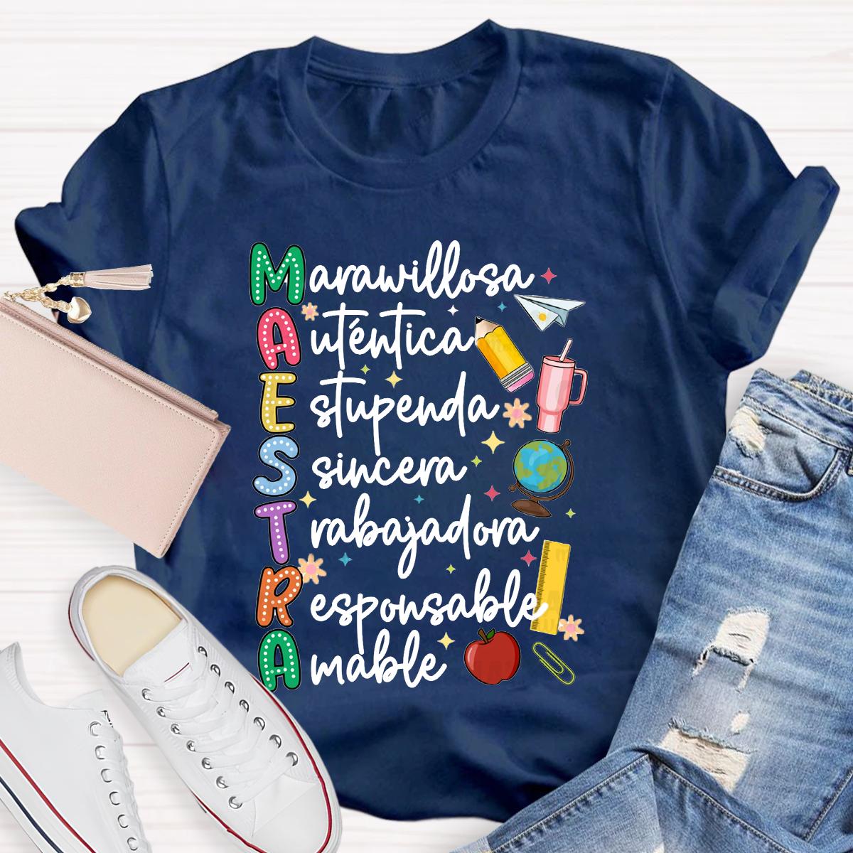 Maestra Dual Language Teacher T-Shirt