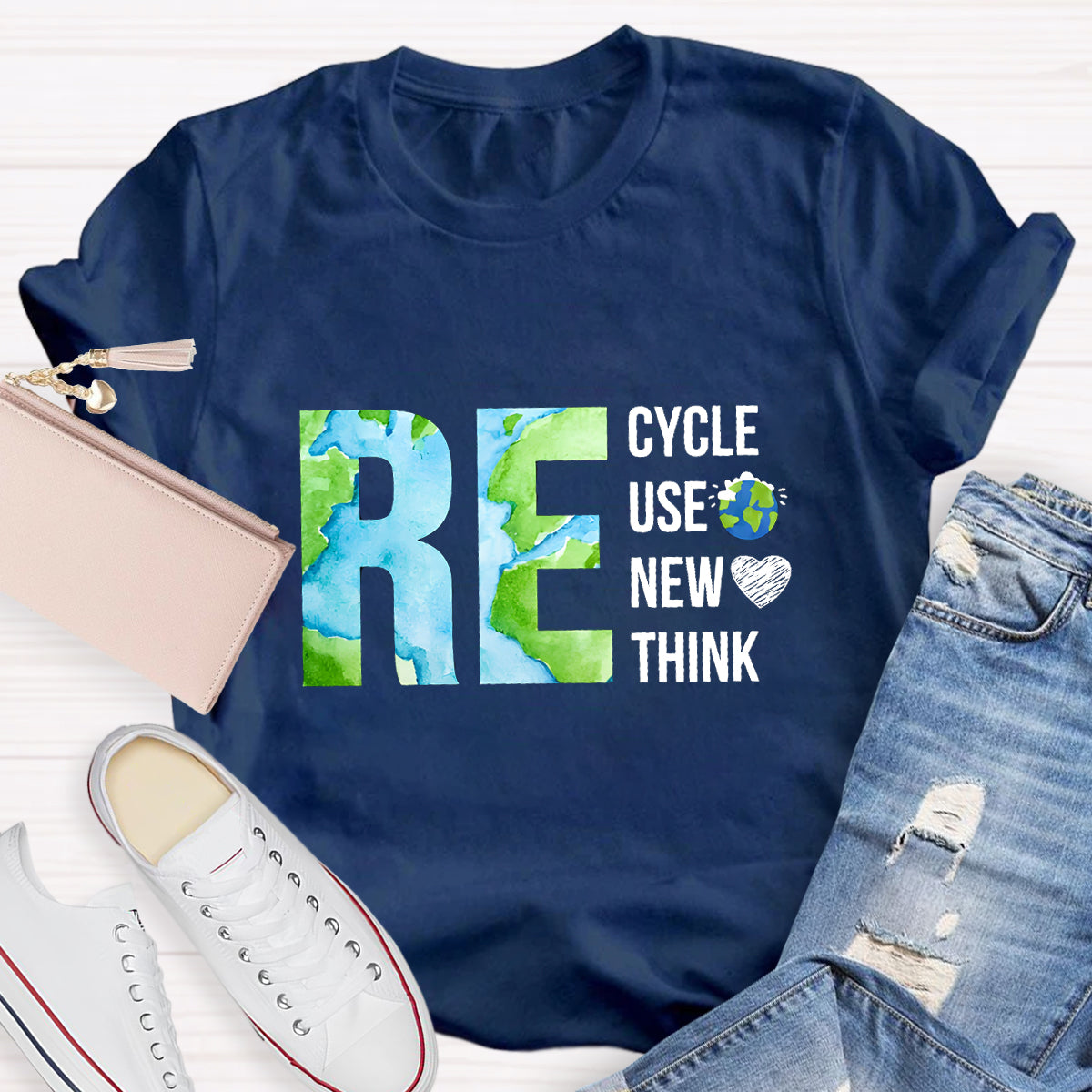 Recycle Reuse Renew Rethink T-Shirt