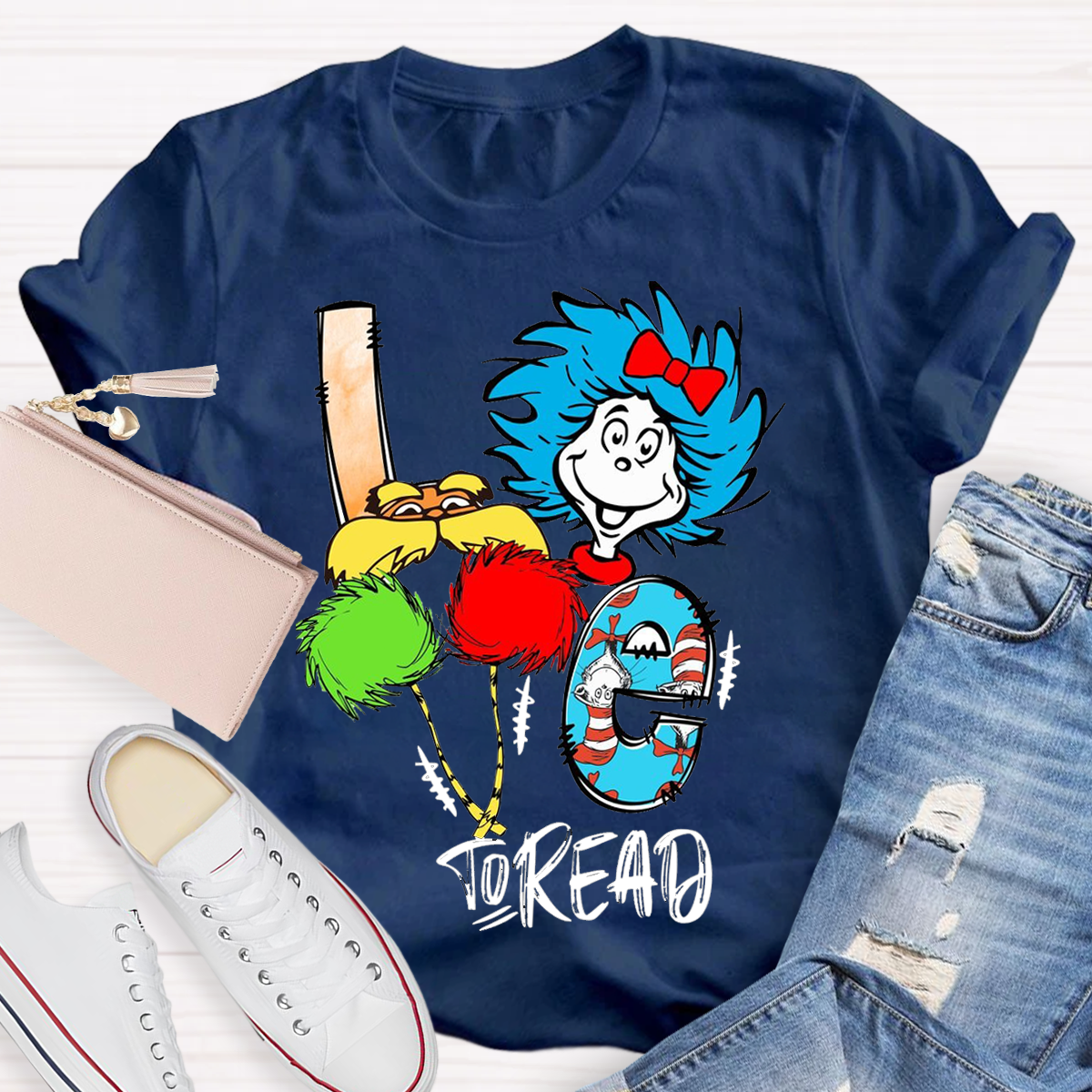 Love To Read Funny Teacher T-Shirt