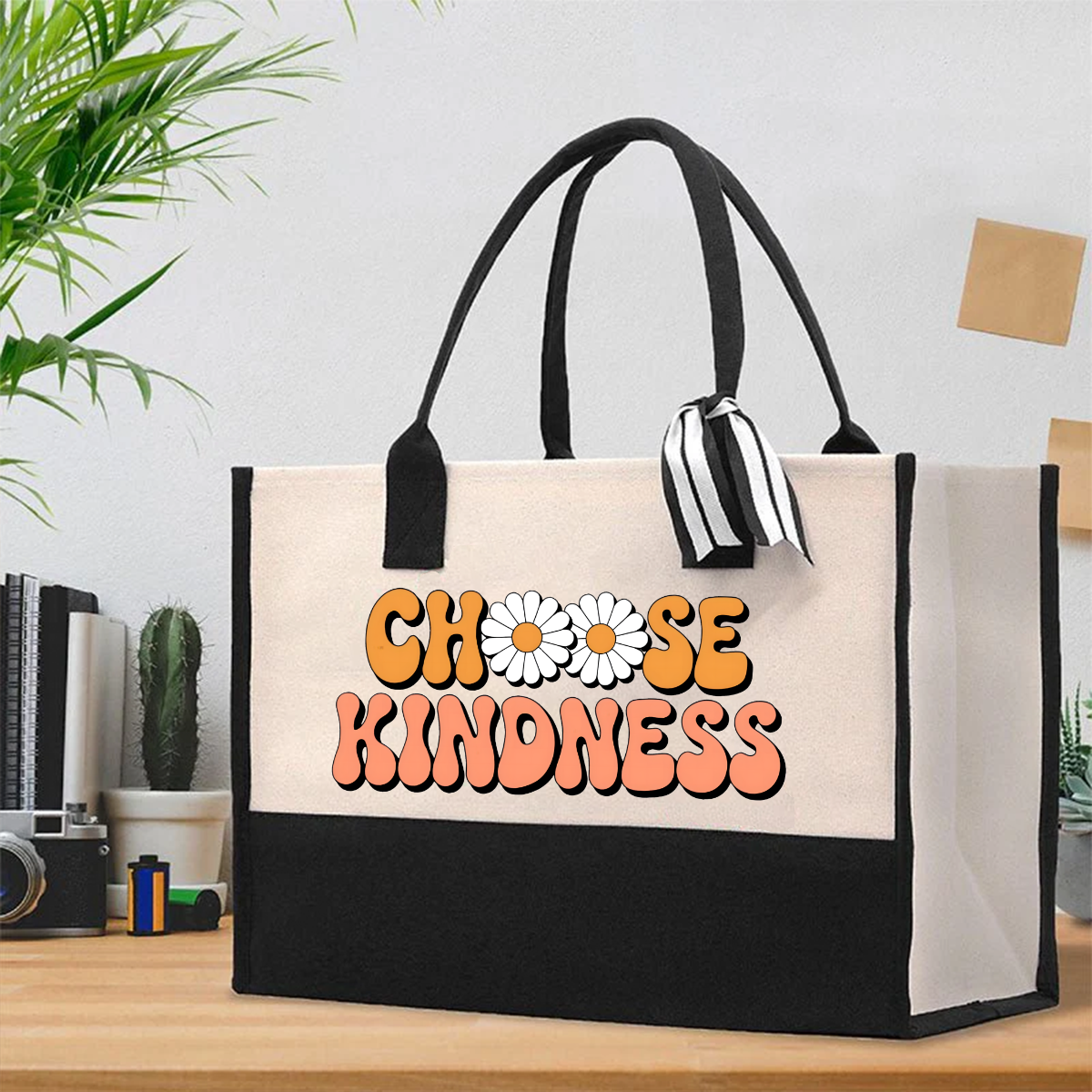 Choose Kindness Cotton Tote Bag
