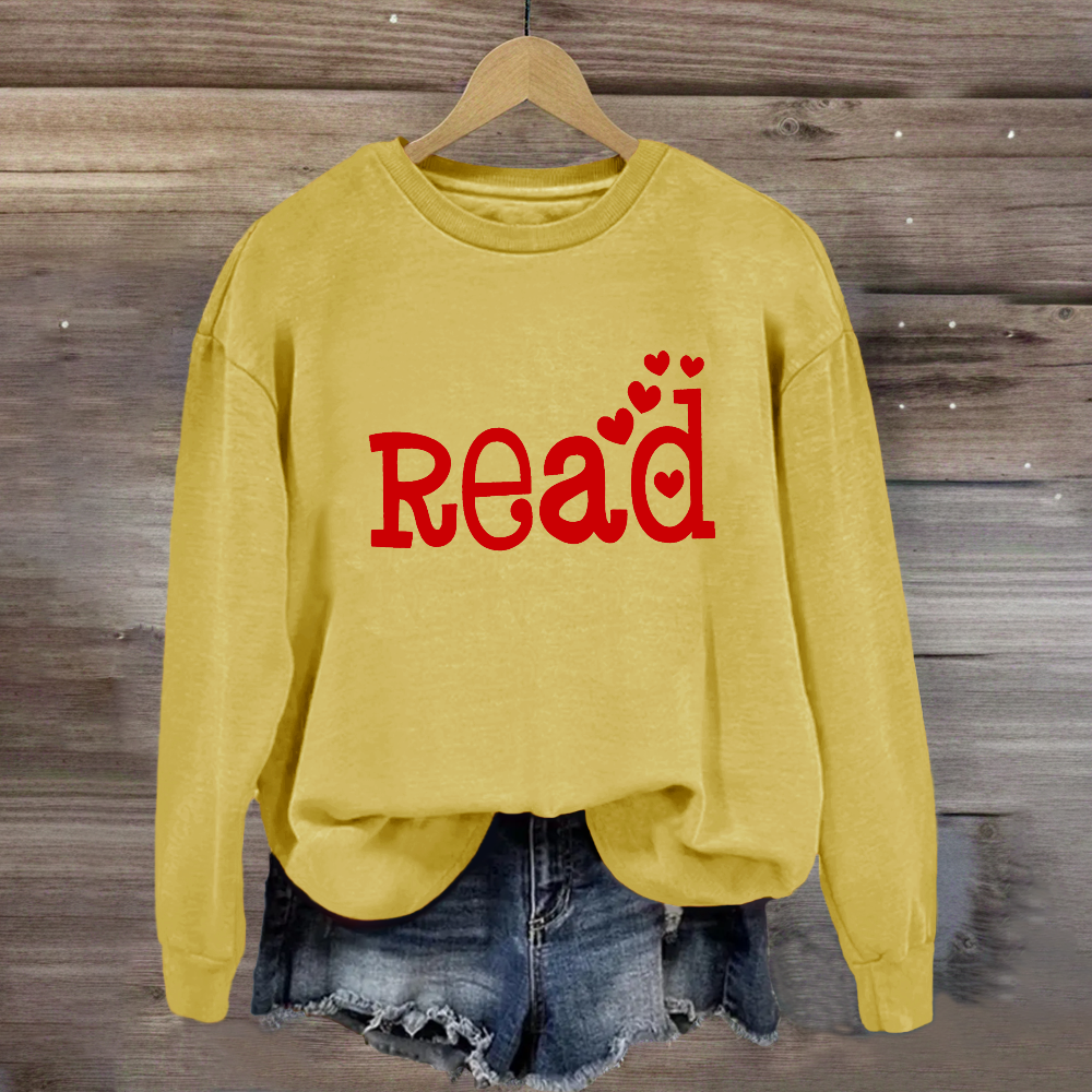 Read Lover Teacher Sweatshirt