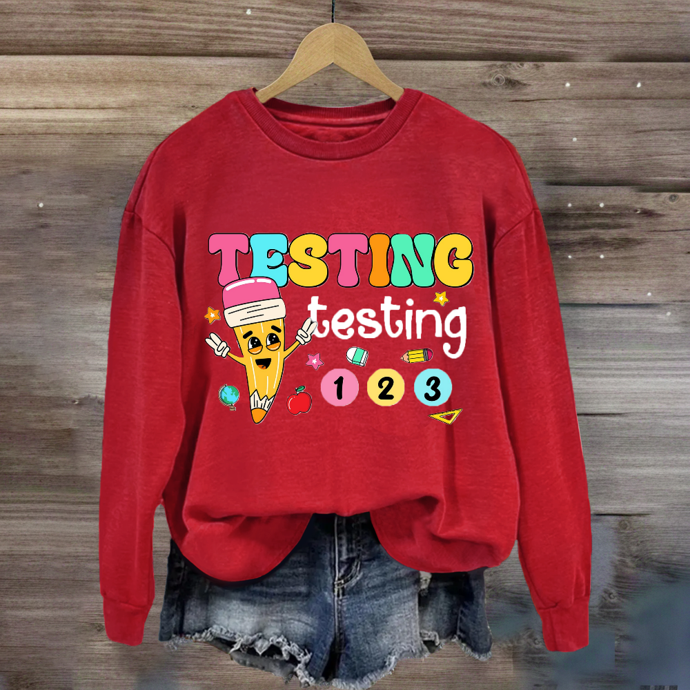 Testing Day Pencil Sweatshirt