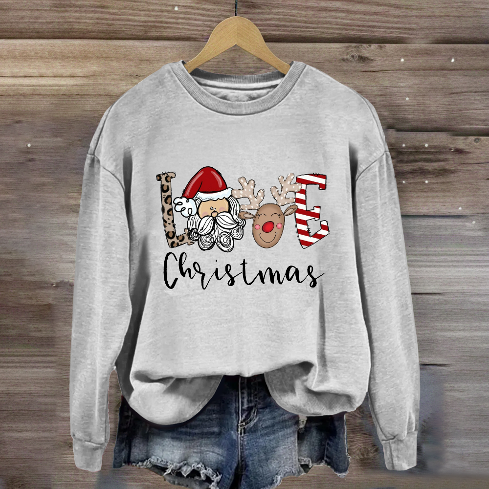 Christmas Santa Claus LoveSweatshirt