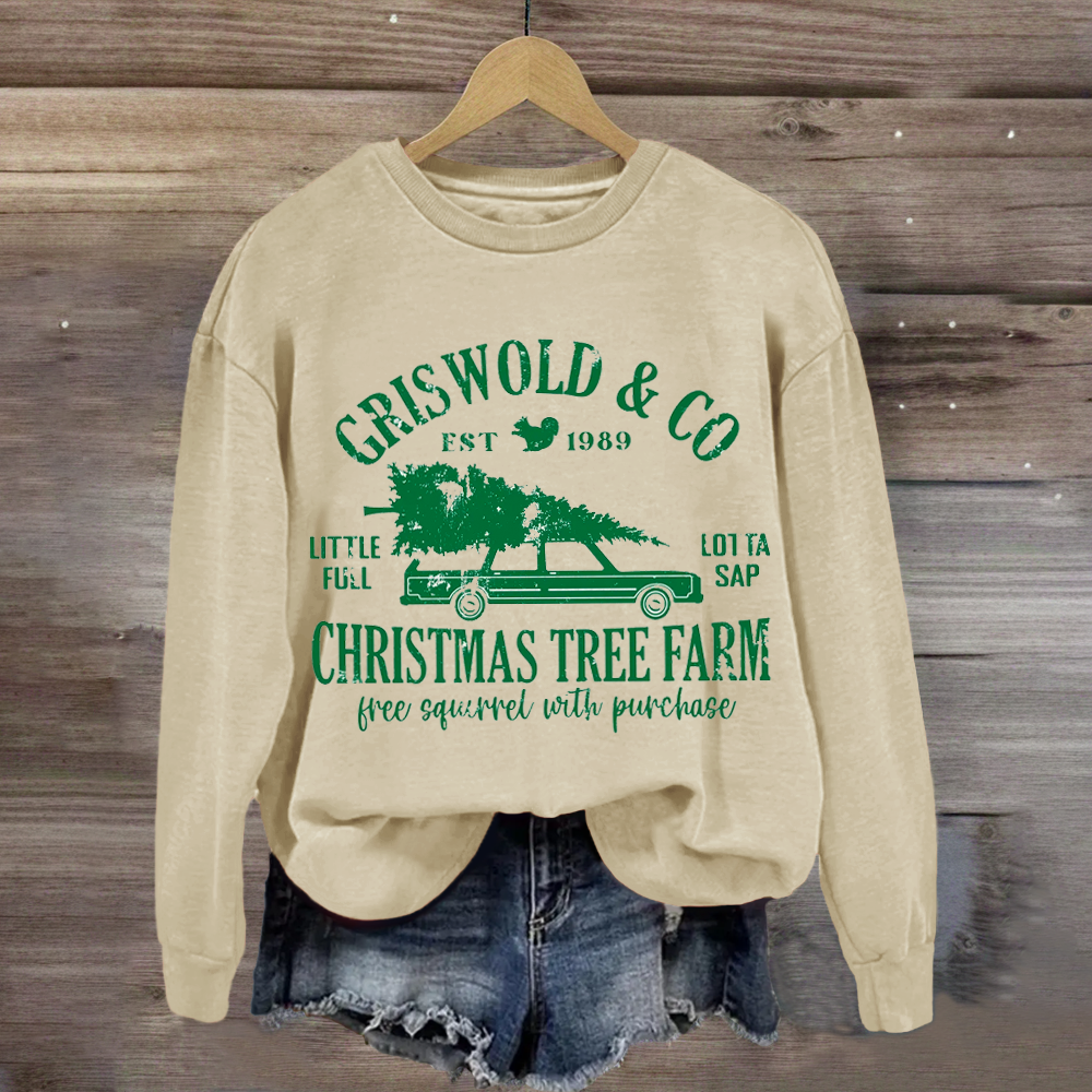 Retro Griswold Christmas Tree Sweatshirt