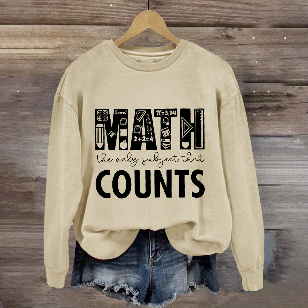 Math Counts Teacher Sweatshirt