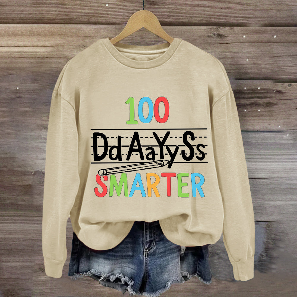 100 Days Smarter Pencil Sweatshirt