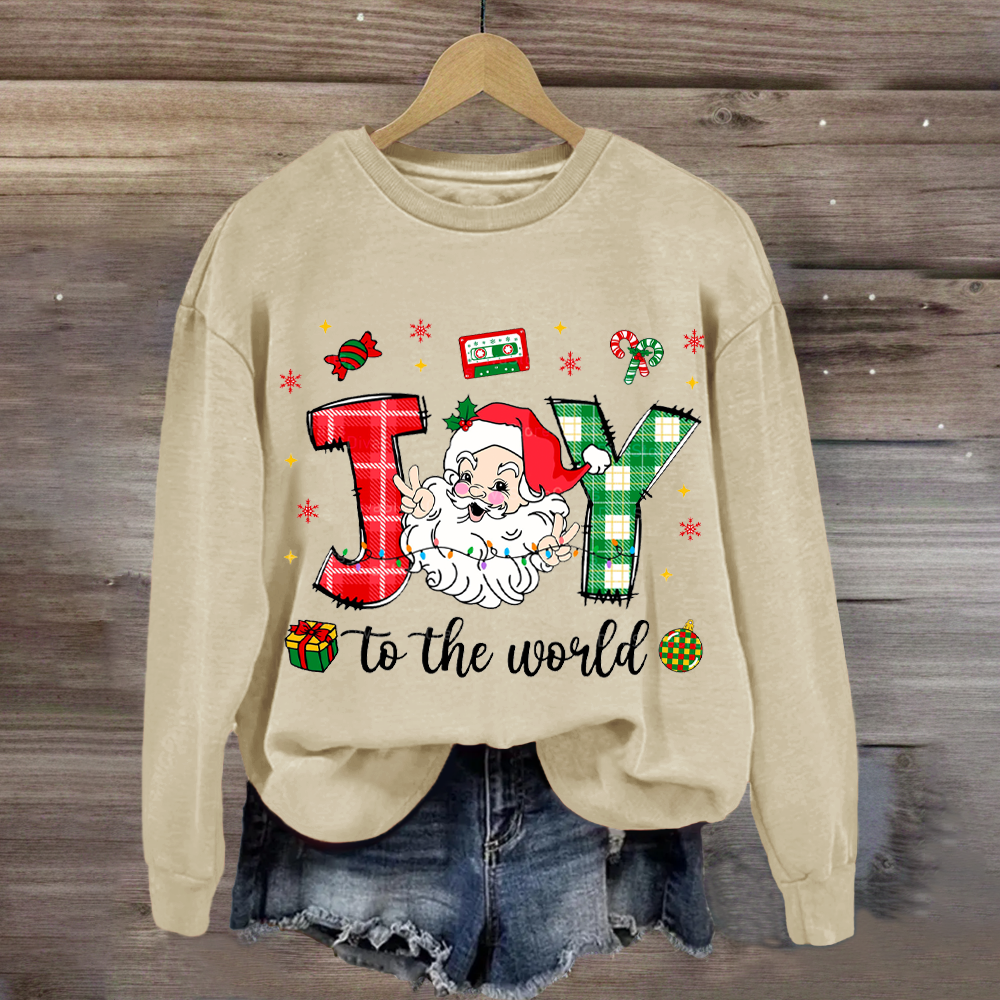 Joy To The World Christmas Season Sweatshirt