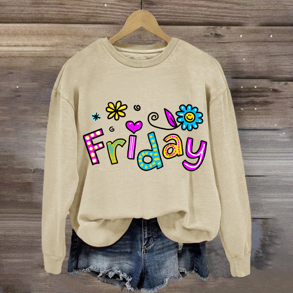 Happy Friday Teacher Sweatshirt