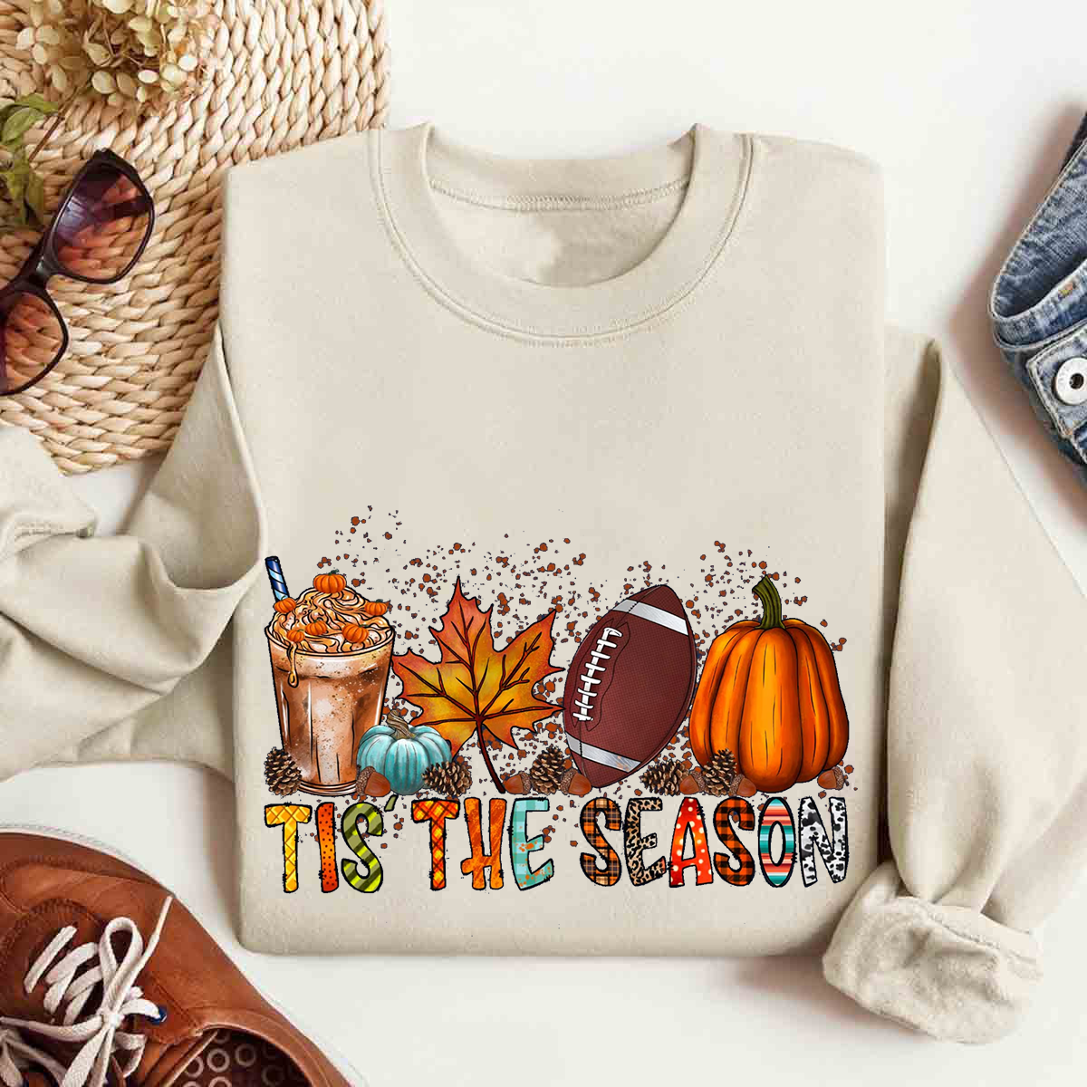 Tis The Season Fall Vibes Sweatshirt