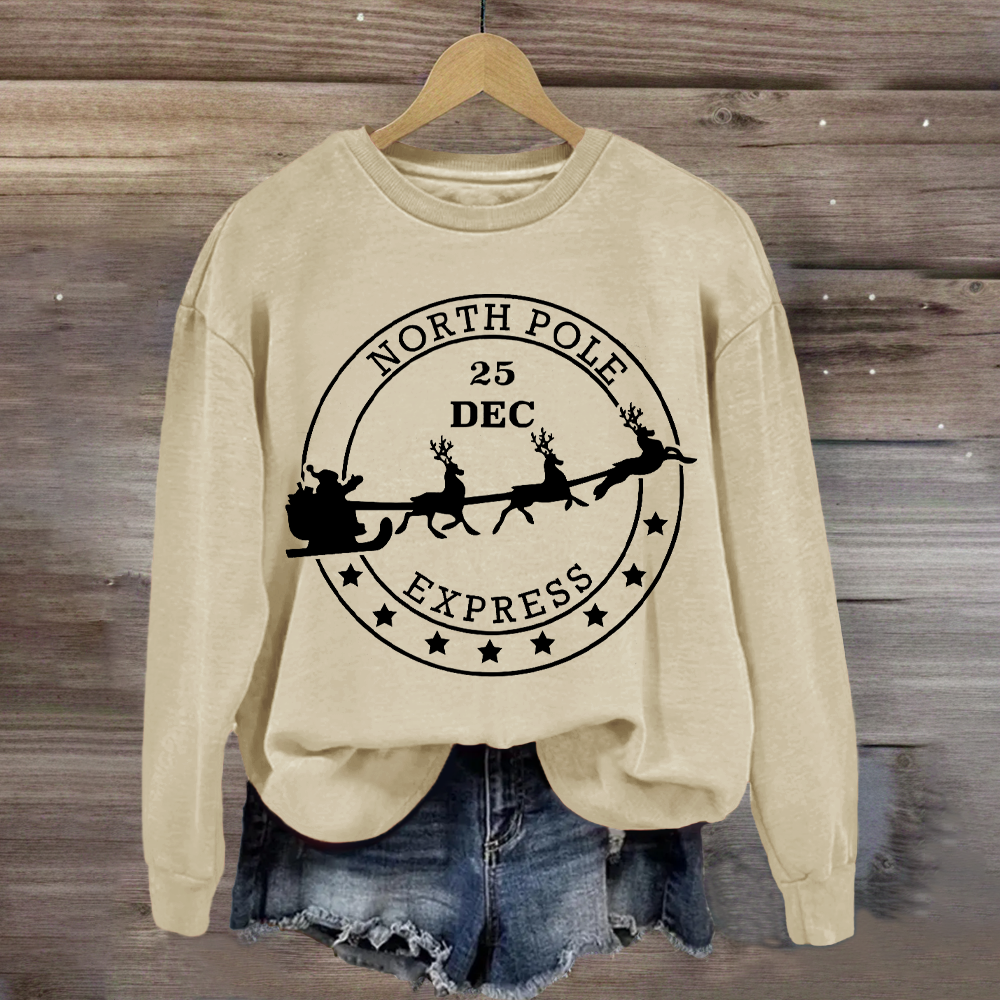 North Pole Express Teacher Sweatshirt