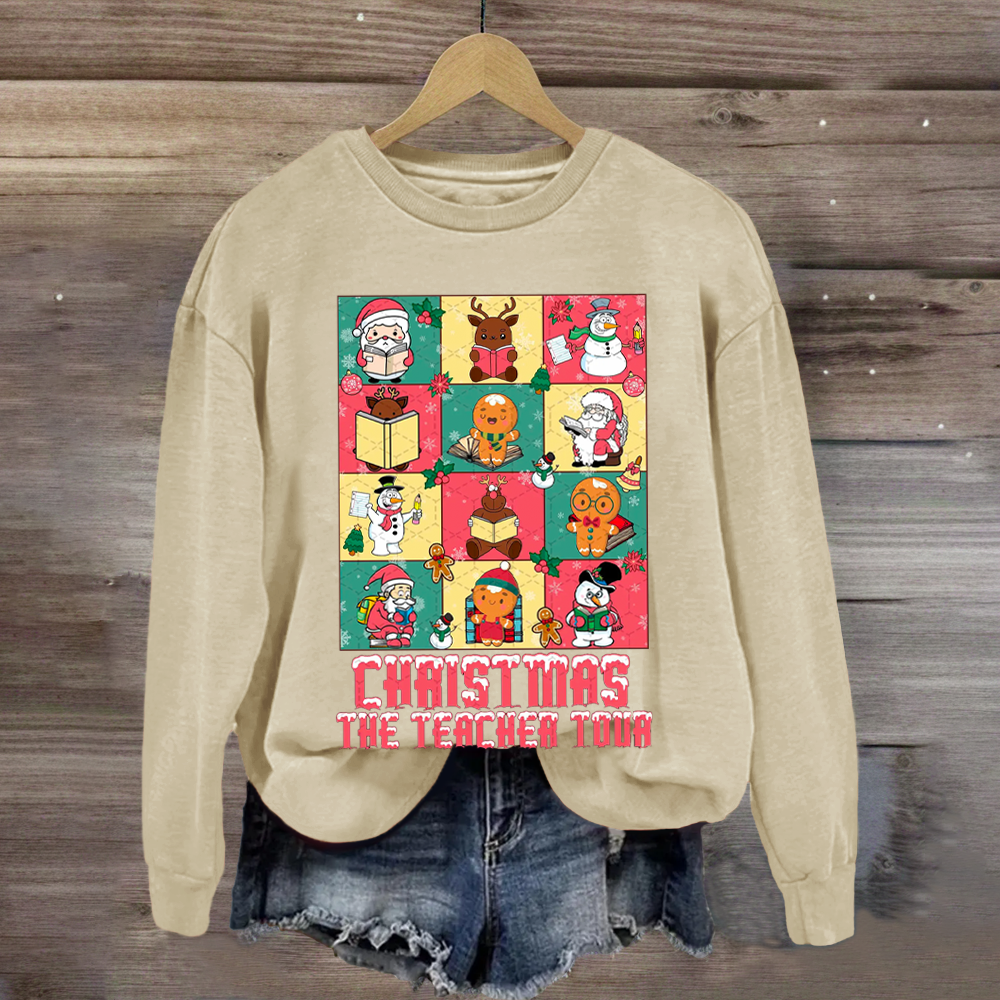 Christmas The Teacher Tour Sweatshirt