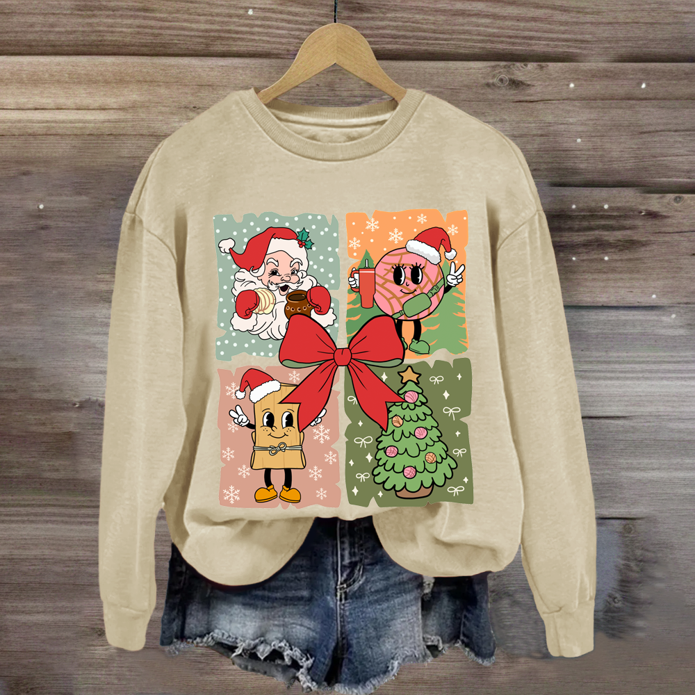 Santa Claus Christmas tree Sweatshirt