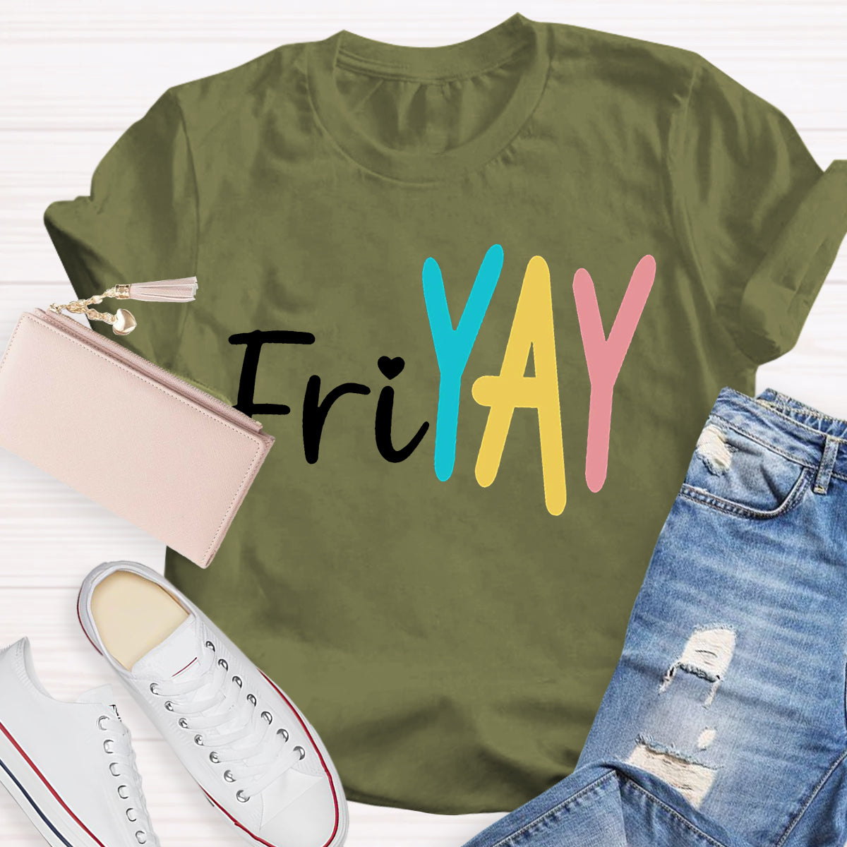 Yay Friyay Teacher T-Shirt