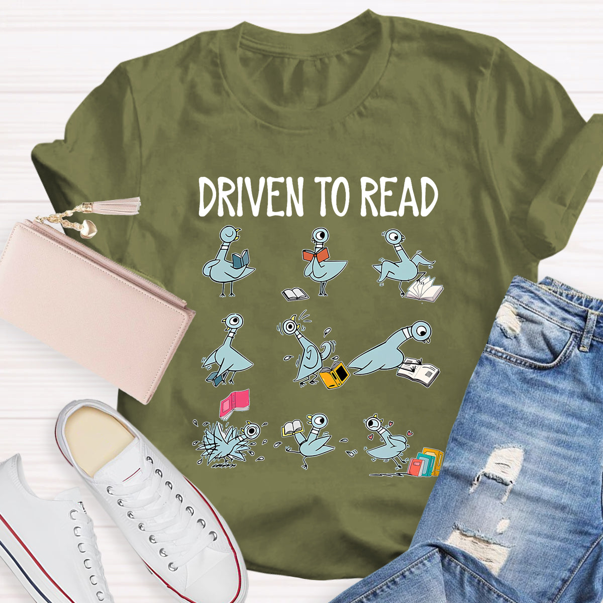 Driven To Read Teacher T-Shirt