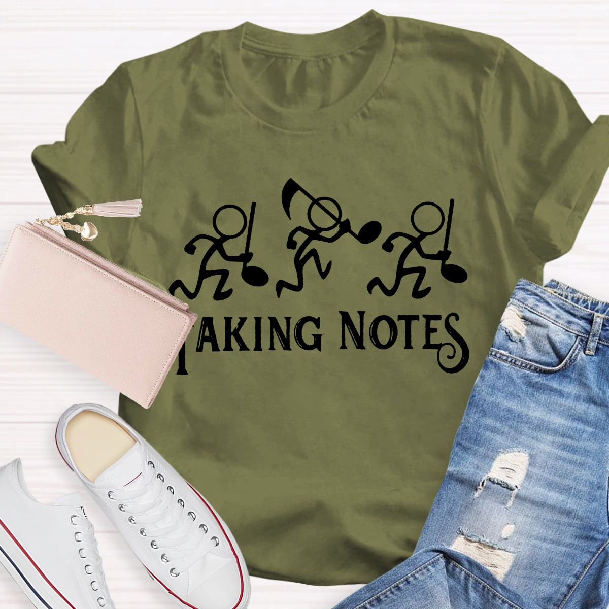 Taking Notes Music Teacher T-Shirt