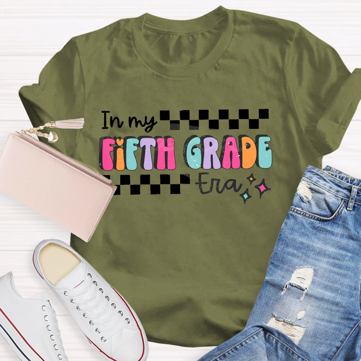 Personalized Grade In My Fifth Era Teacher T-Shirt