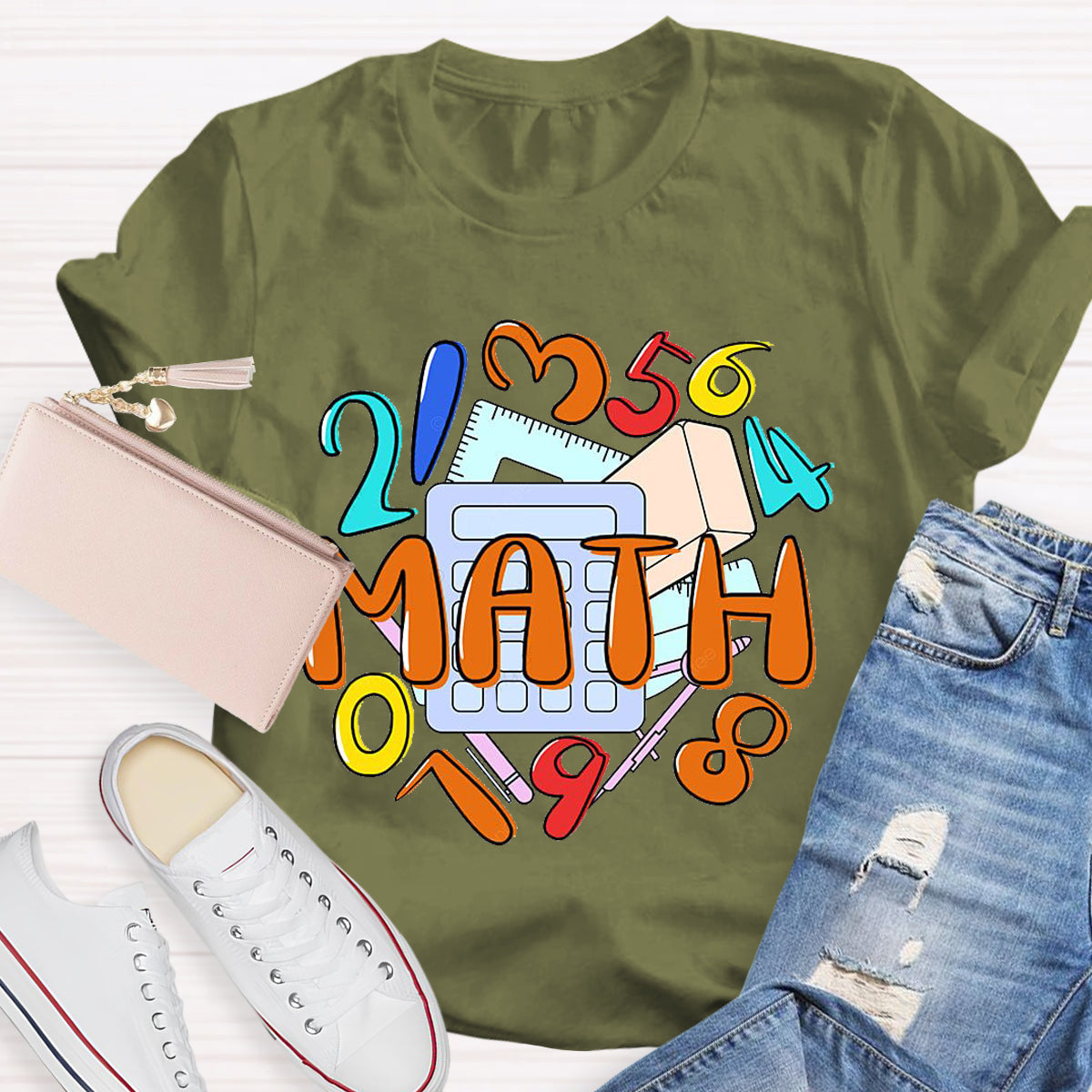 Math Number Teacher T-Shirt