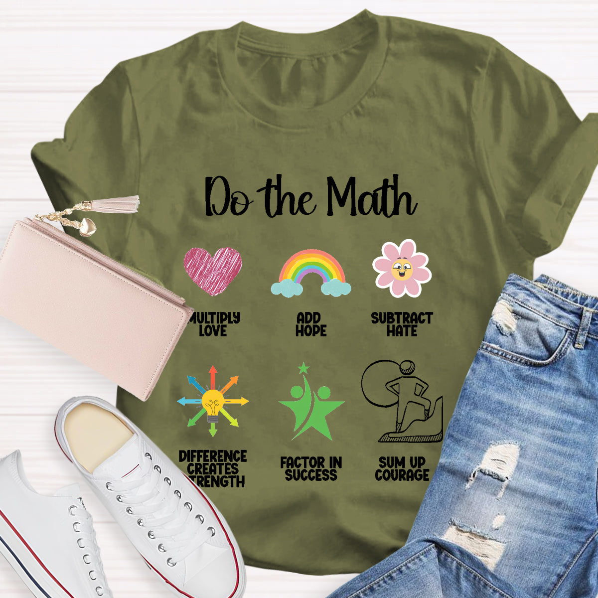 Do The Math Add Hope Math Teacher T-Shirt