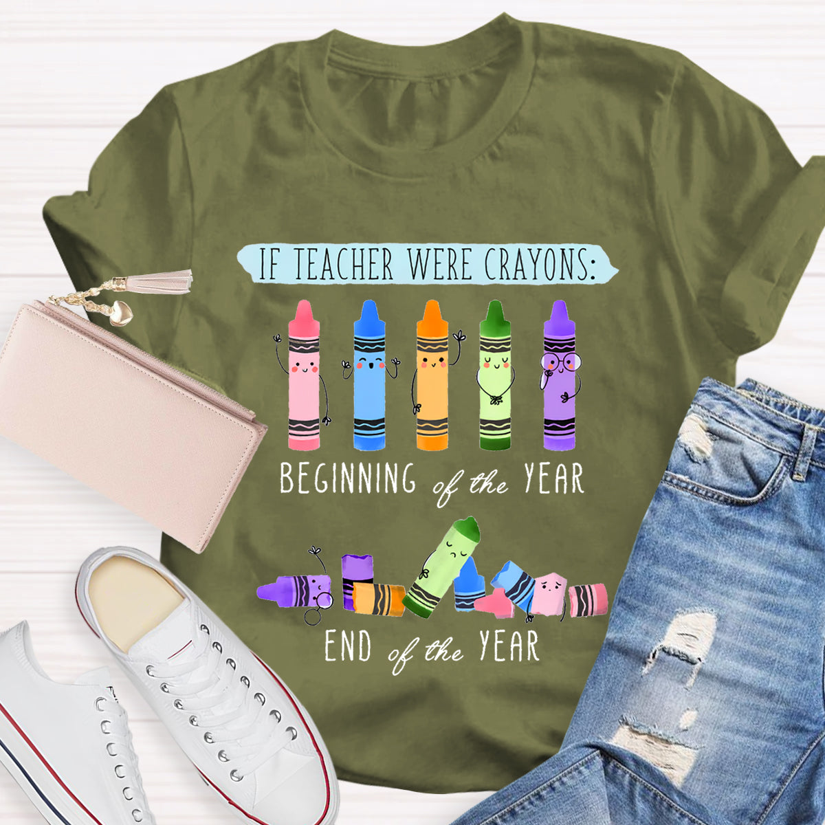 If Teacher Were Crayons Art Teacher T-Shirt