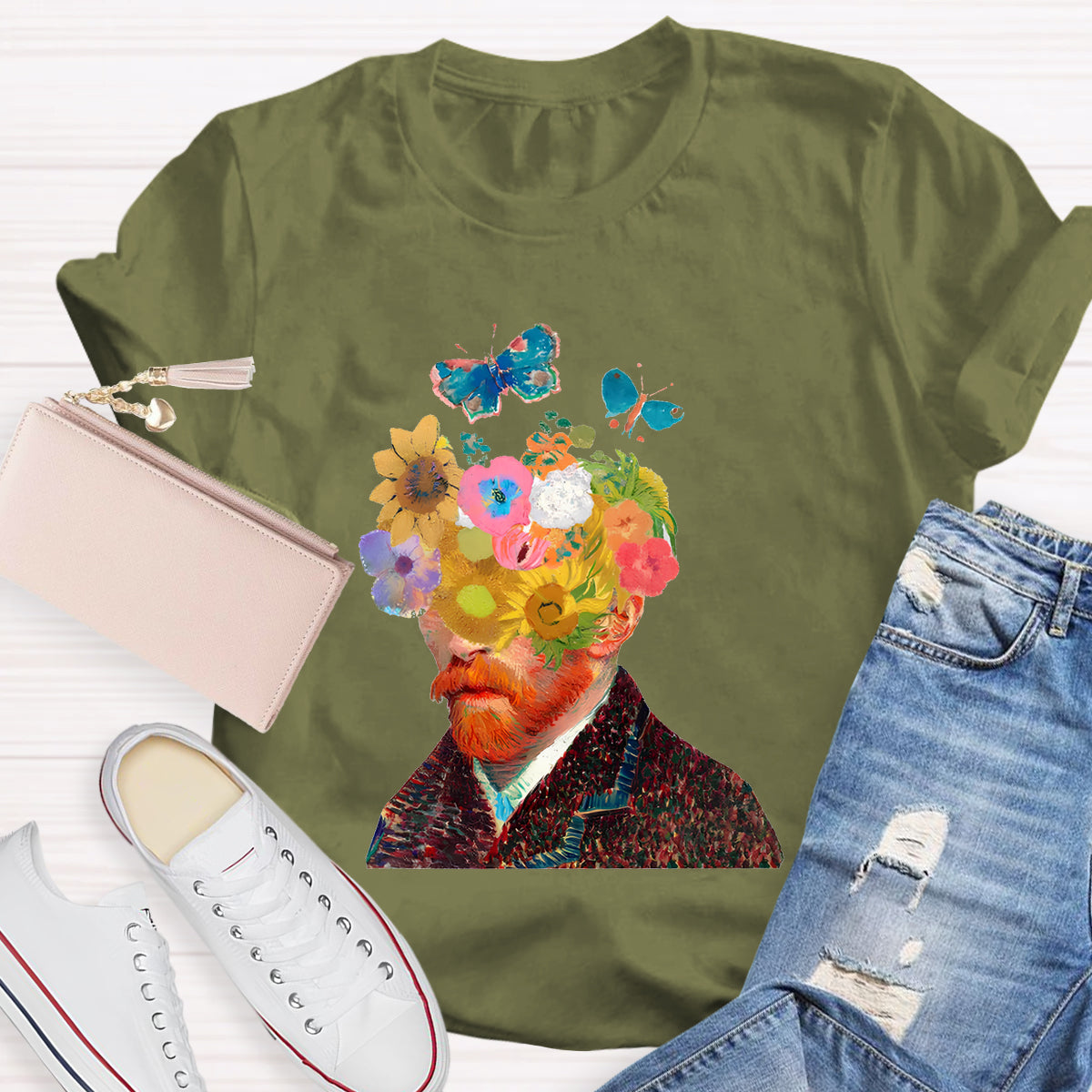 Minds Blooming Art Teacher T-Shirt