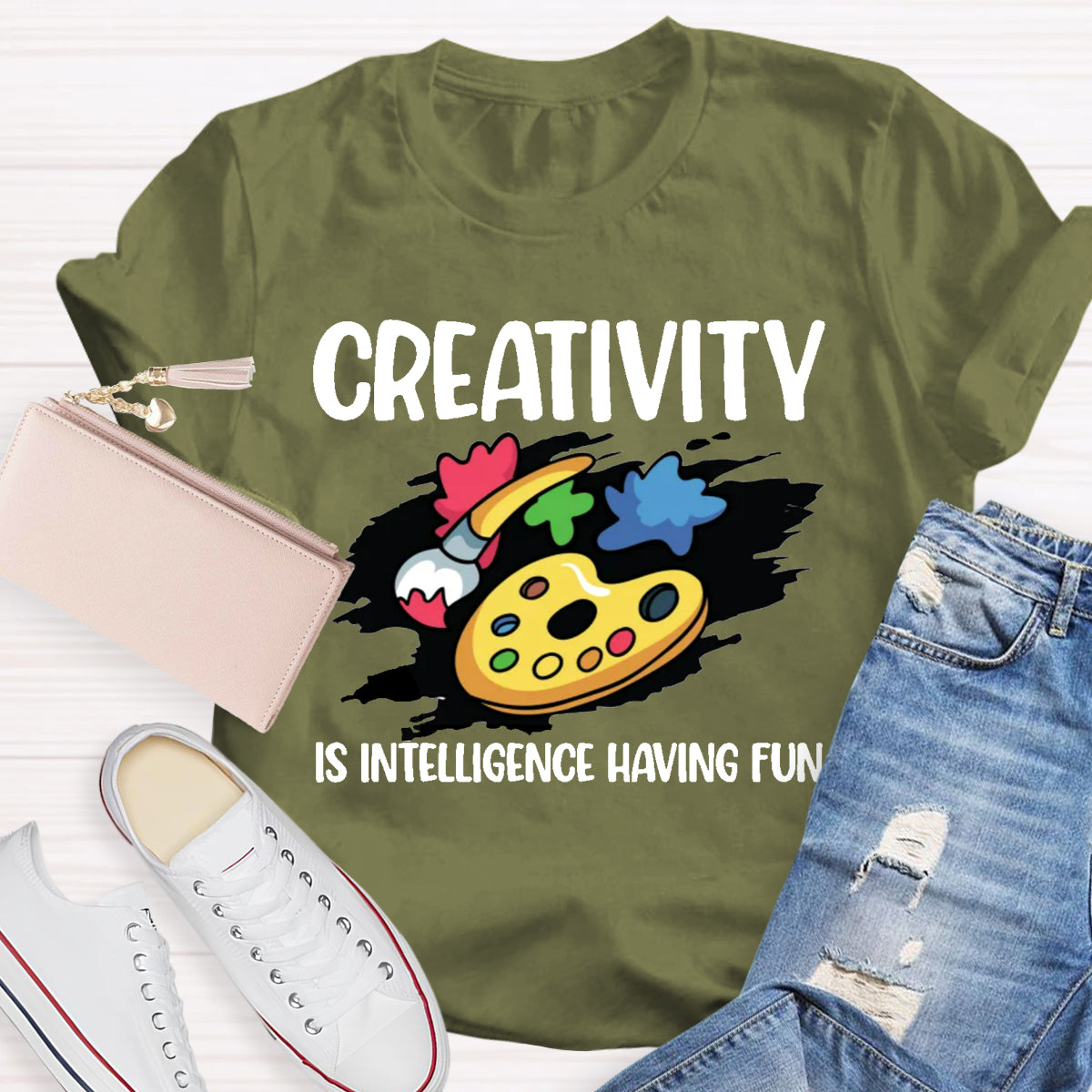 Creativity Is Intelligence Having Fun T-Shirt