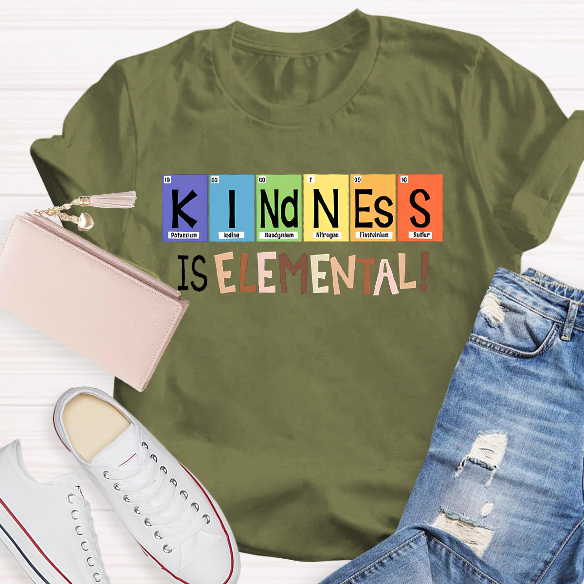 Kindness Is Elemental Teacher T-Shirt