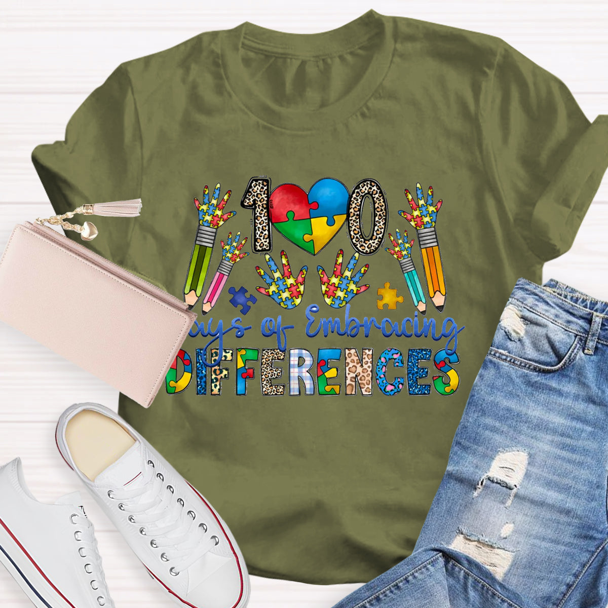 100 Days Of Embracing Difference T-Shirt