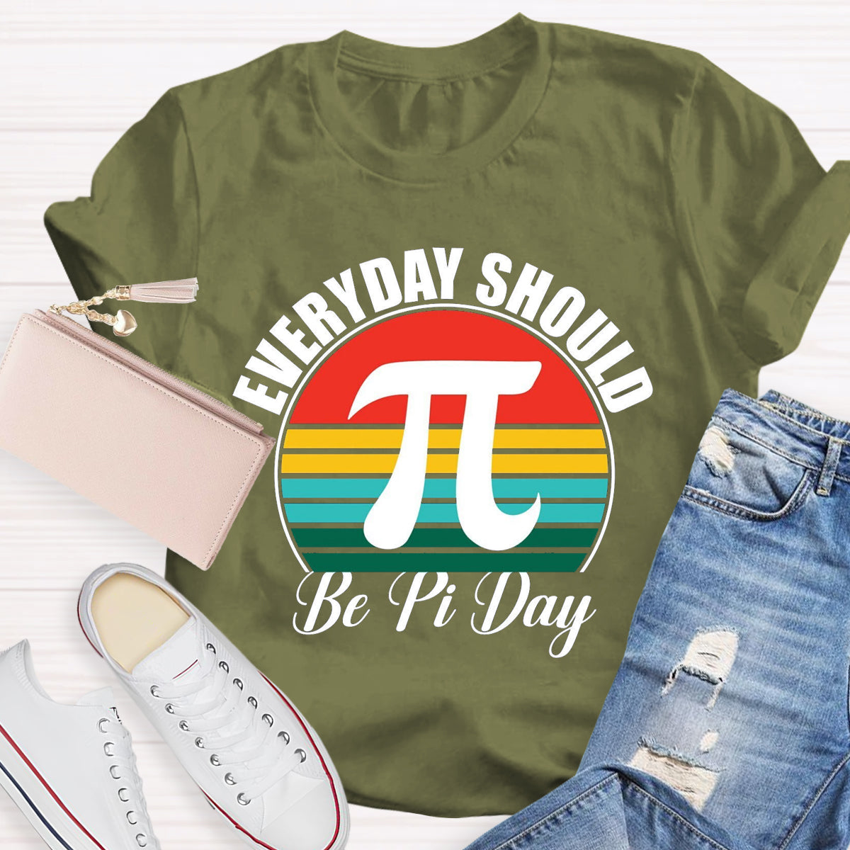 Everyone Should Be Pi Day Math Teacher T-Shirt