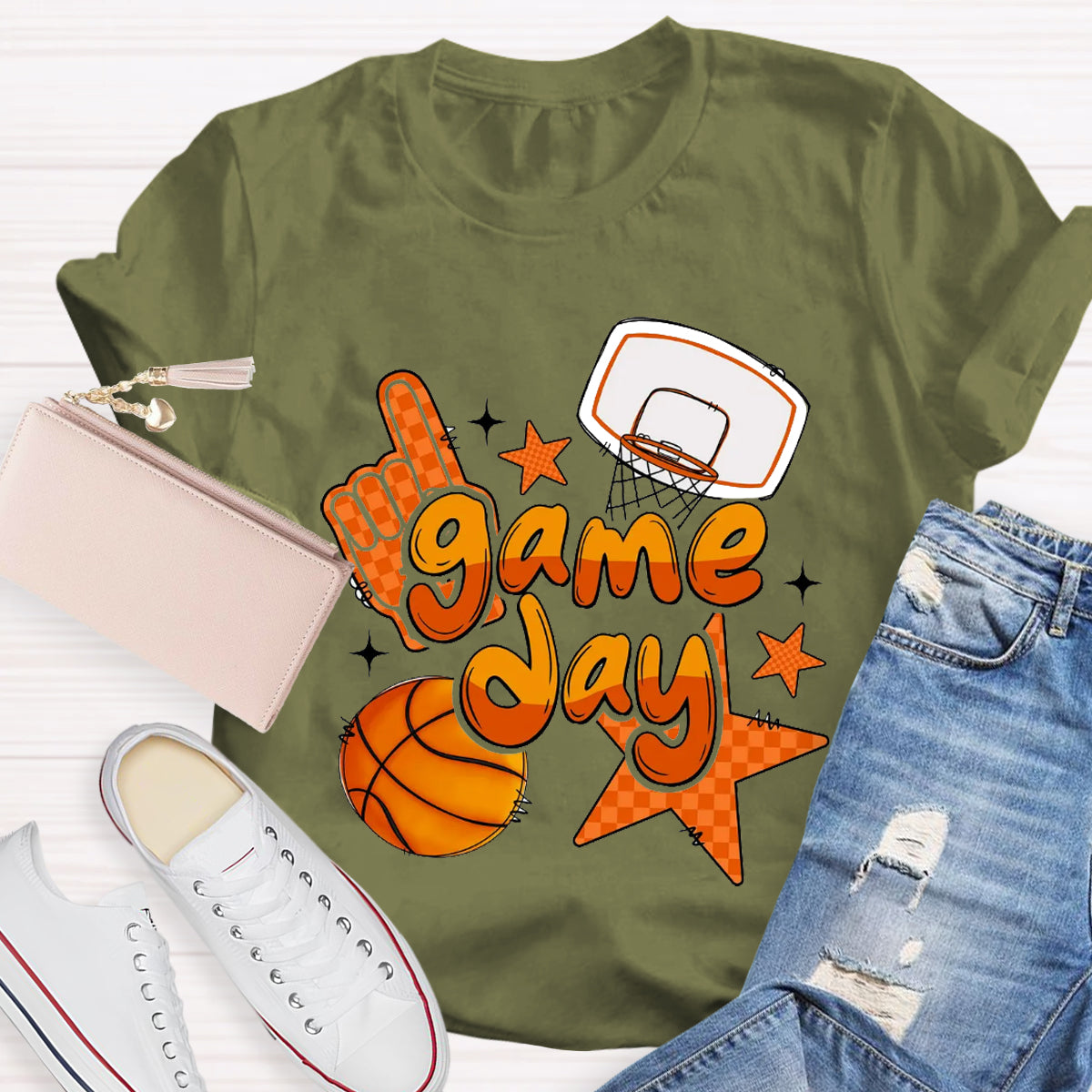 Basketball Game Day  T-Shirt