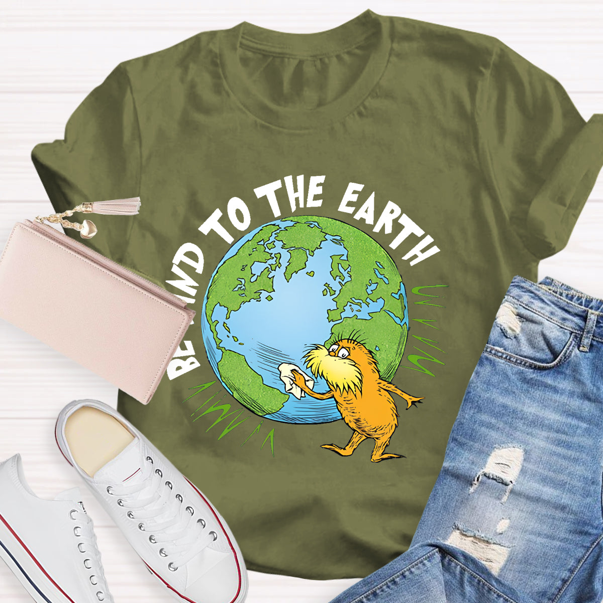 Be Kind To The Earth Teacher T-Shirt