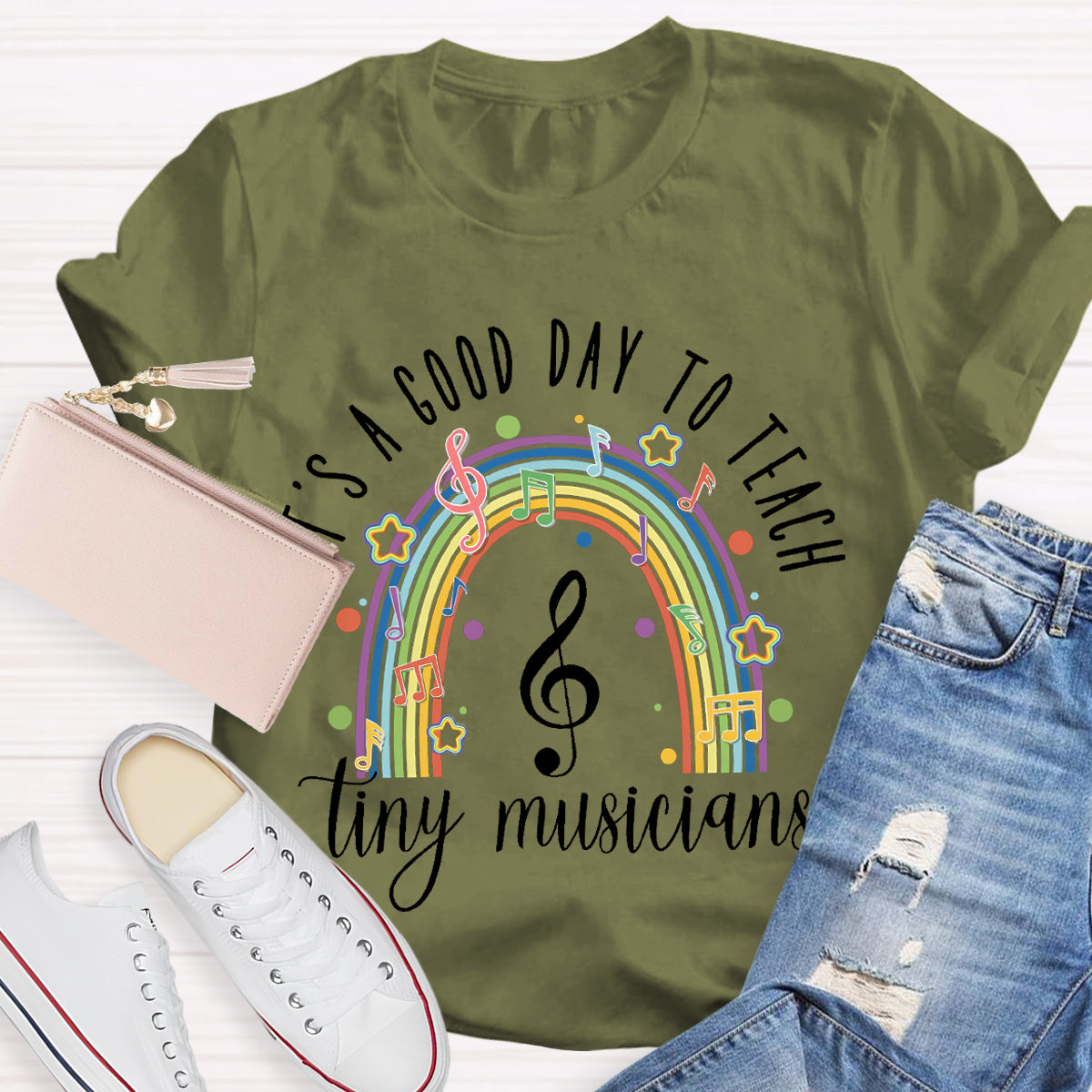 It'S A Good Day To Teach Tiny Musician Music Teacher T-Shirt