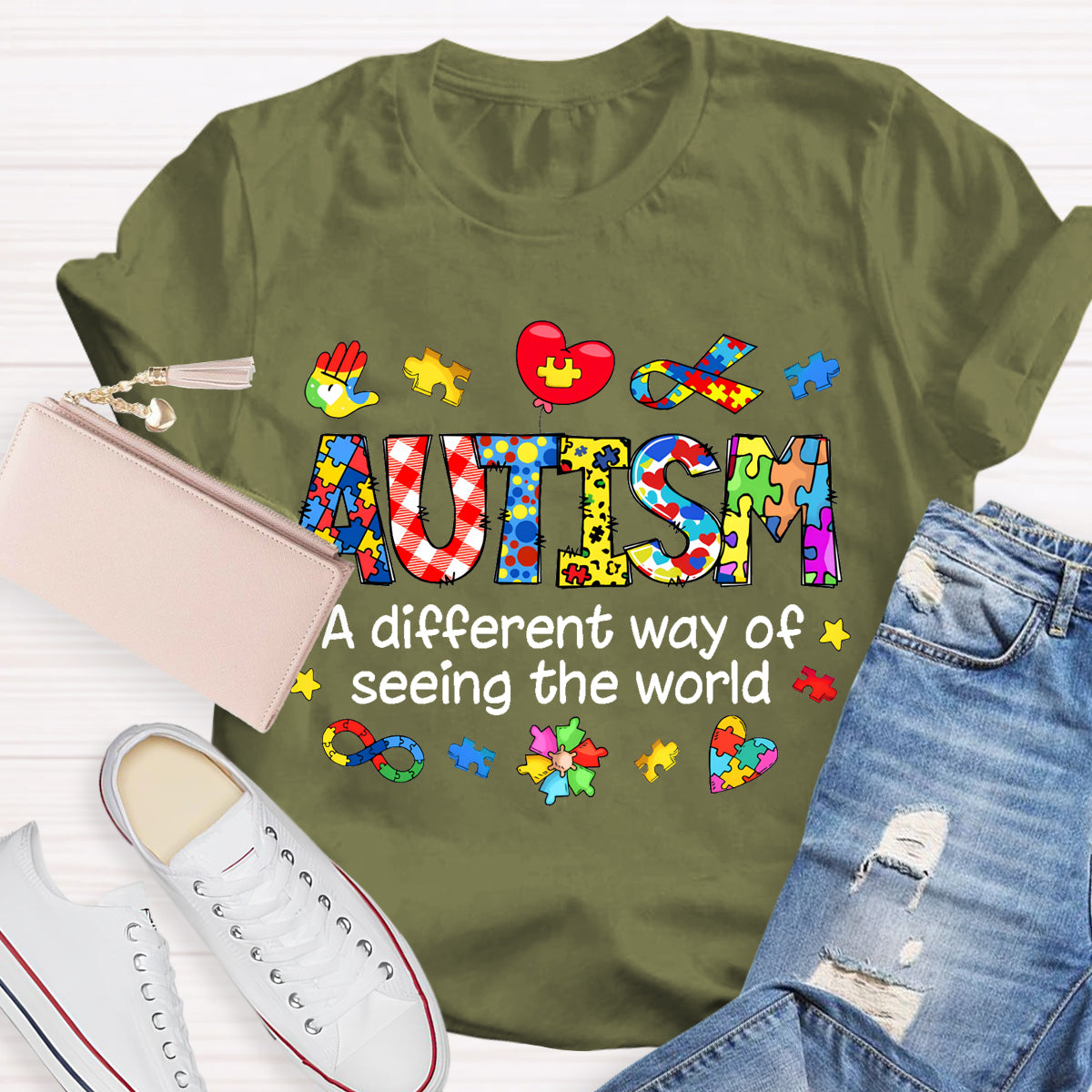 Autism A Different Way Of Seeing The World T-Shirt