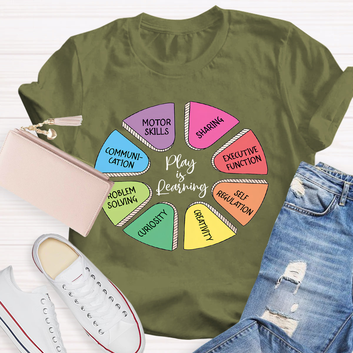 Play Is Learning More Skills Teacher T-Shirt