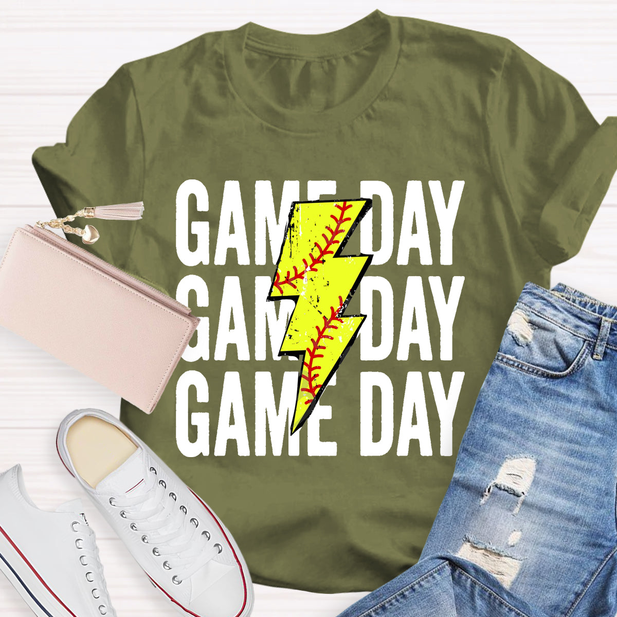 Game Day Lightning Bolt T-Shirt