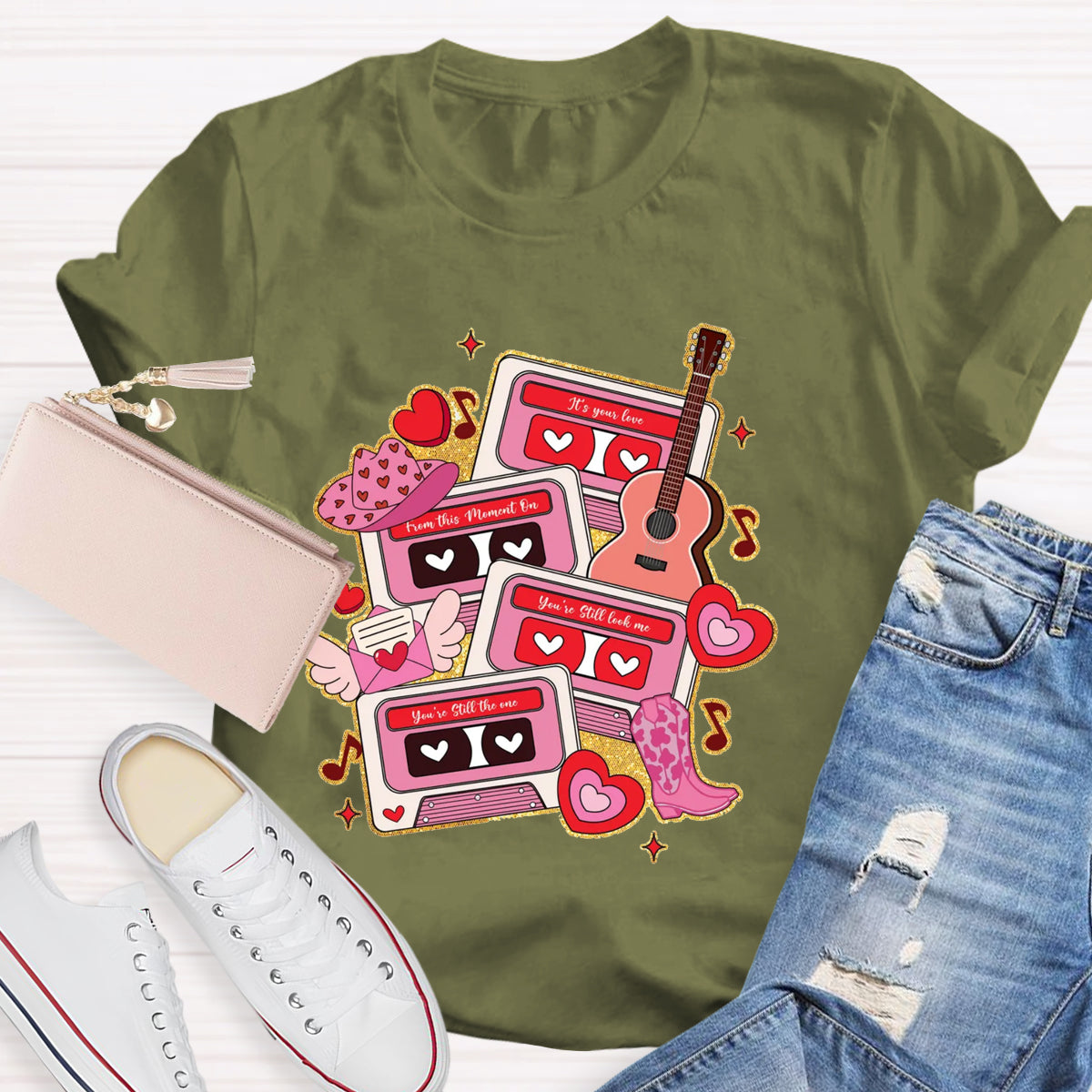 Valentine's Day Country Music T-Shirt