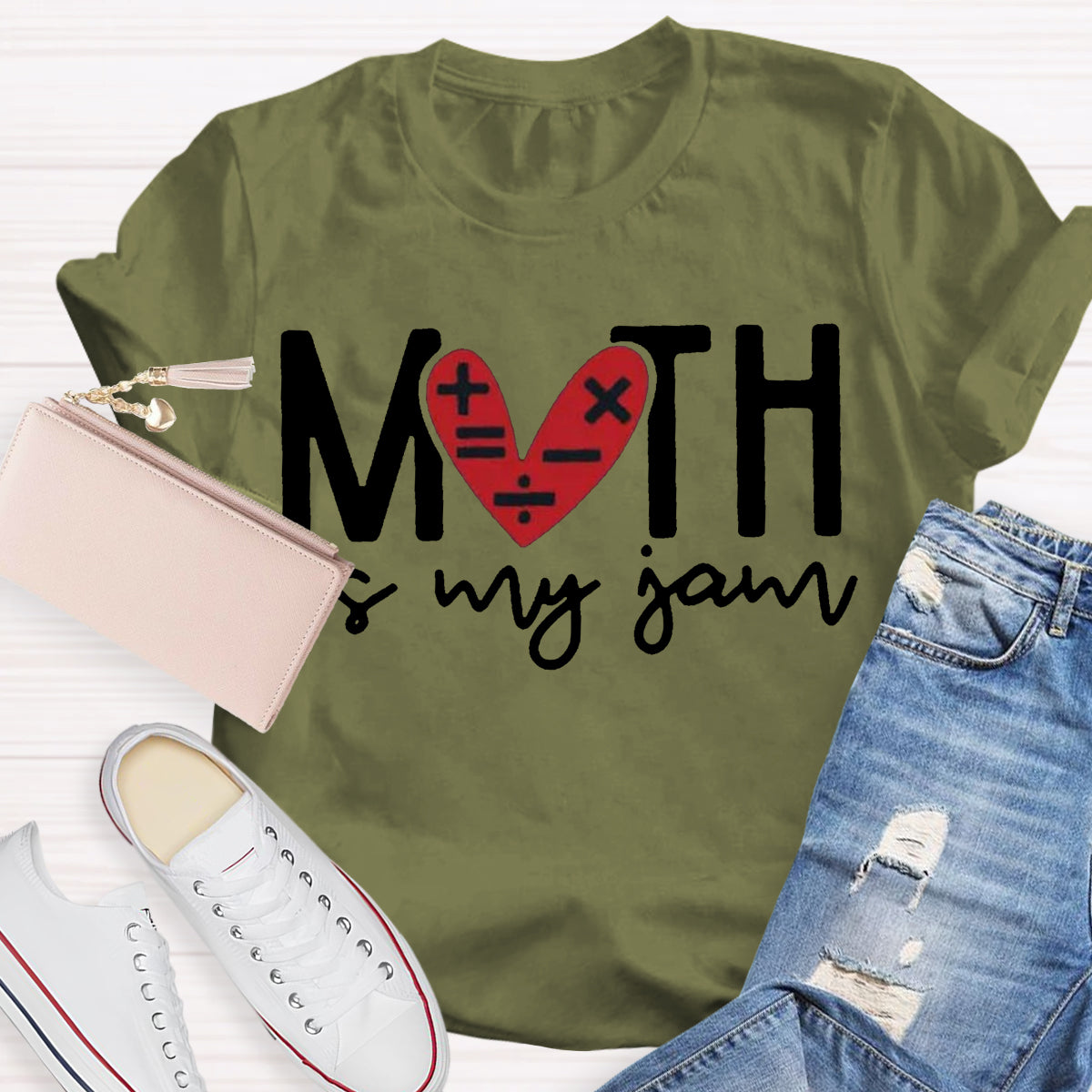 Math Is My Jam Math Teacher T-Shirt