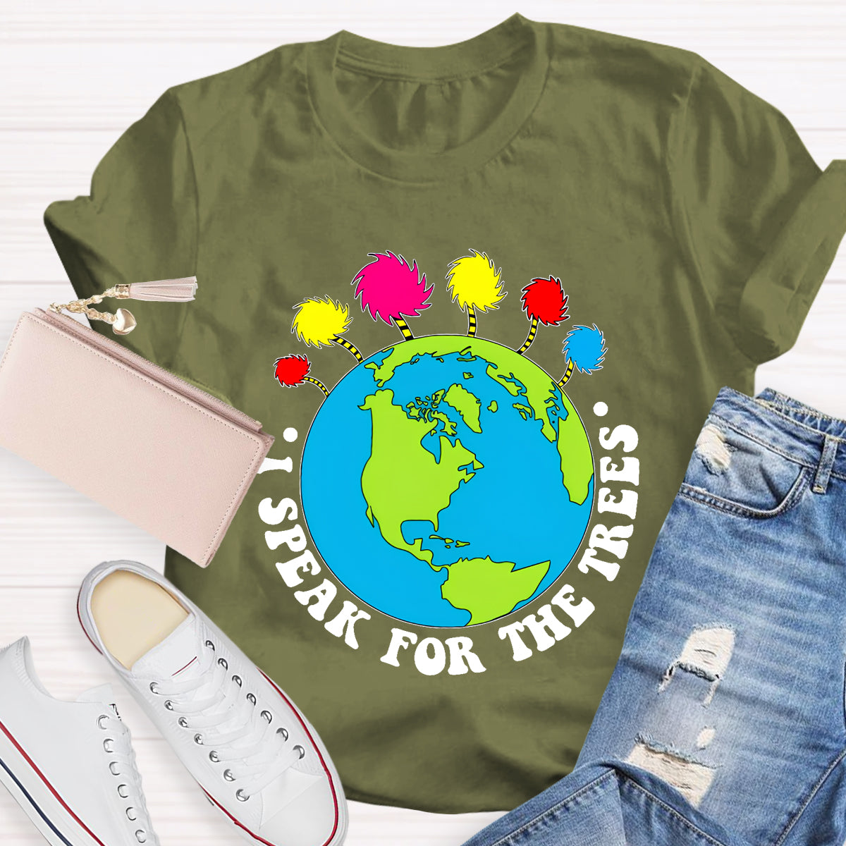 I Speak For The Trees Earth Day T-Shirt