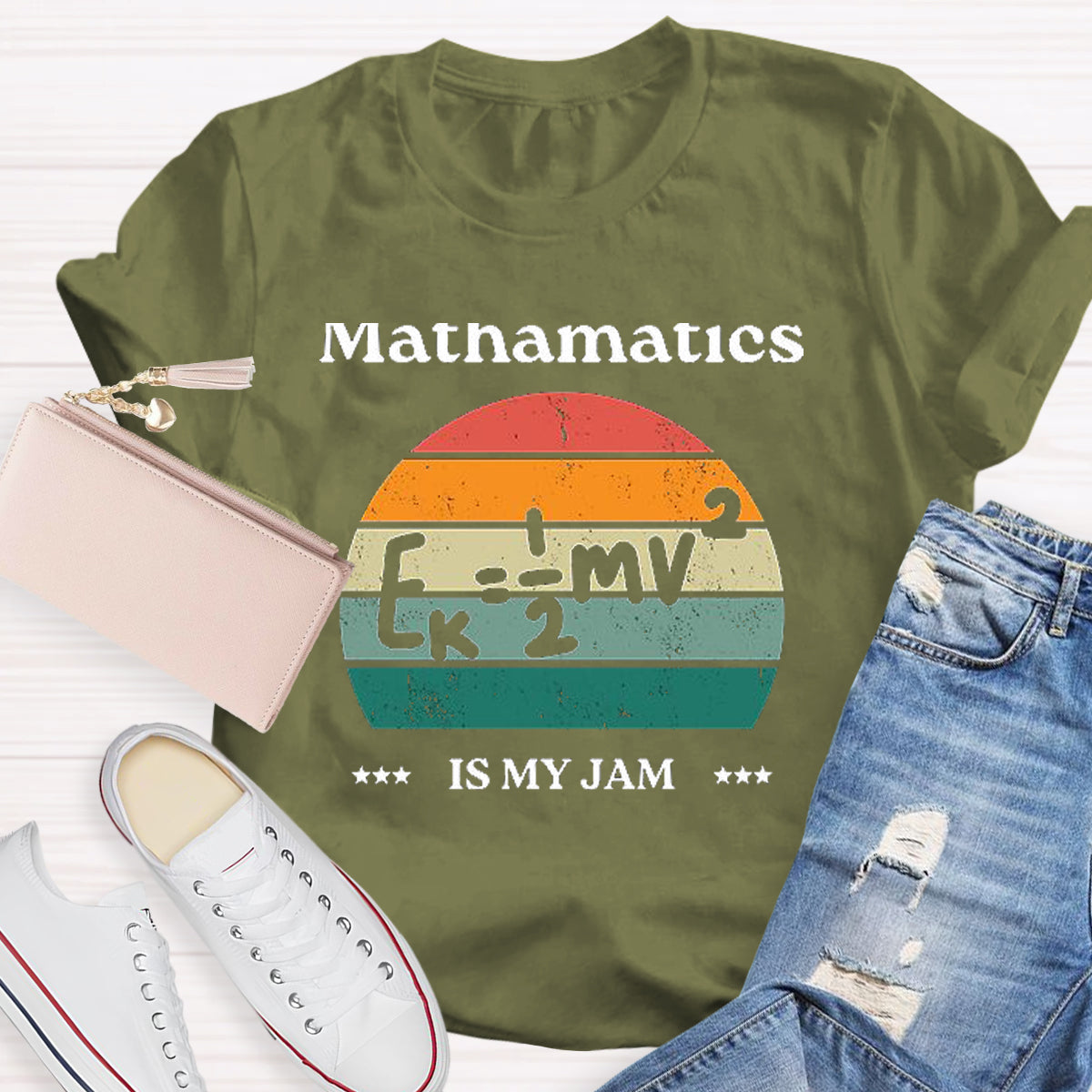 Mathematics Is My Jam Teacher T-Shirt