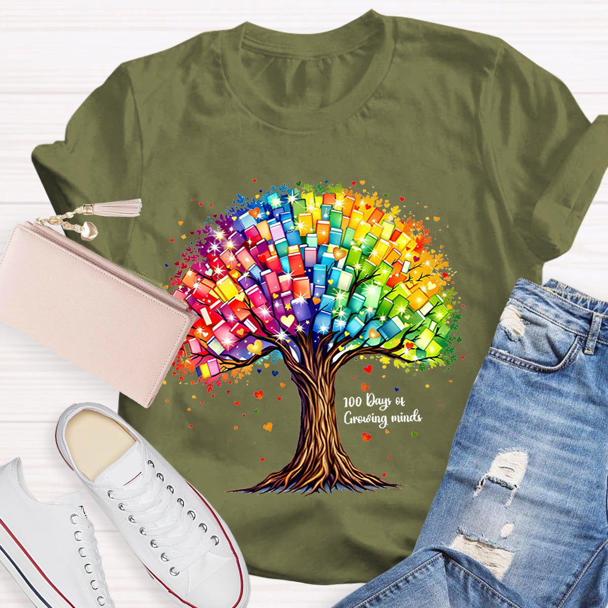 100 Days Of Growing Minds T-Shirt