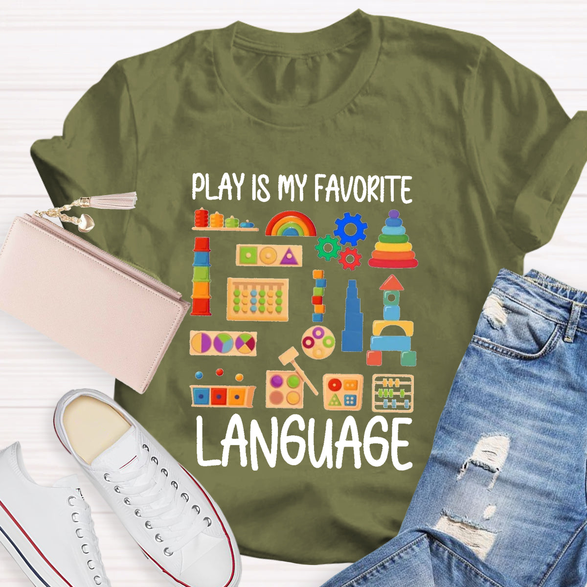 Play Is My Favorite Way to Learn Teacher T-Shirt