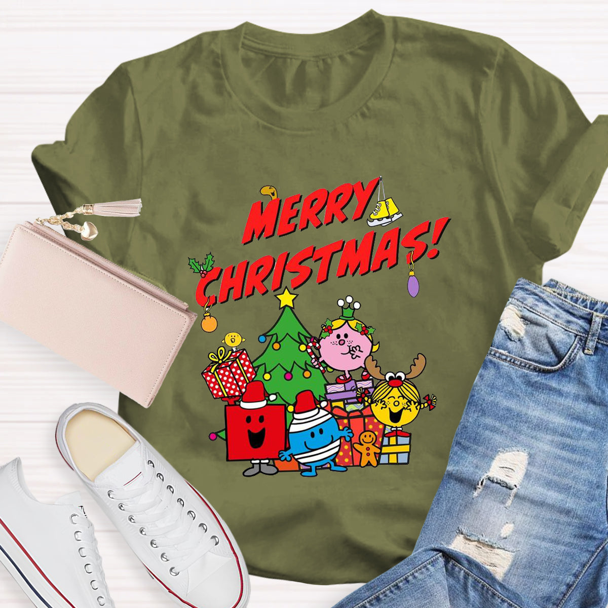 Merry Merry Little Miss Teacher T-Shirt