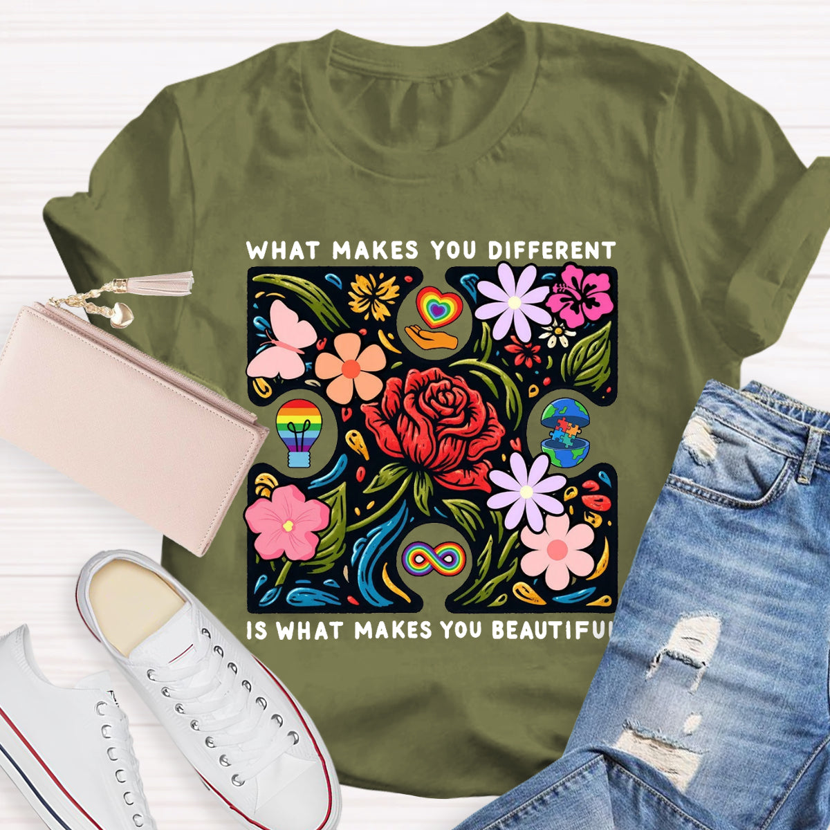 What Makes You Different Is What Make You Beautiful T-Shirt