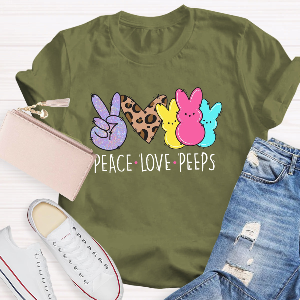 Peace Love Peeps T-Shirt