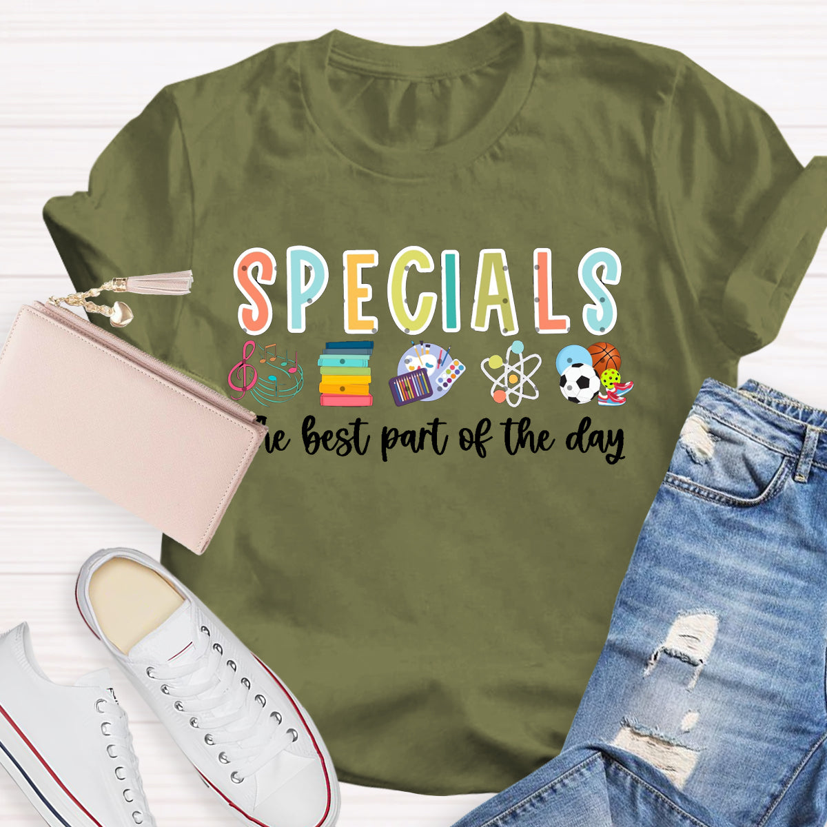 Specials The Best Part Of The Day Teacher T-Shirt